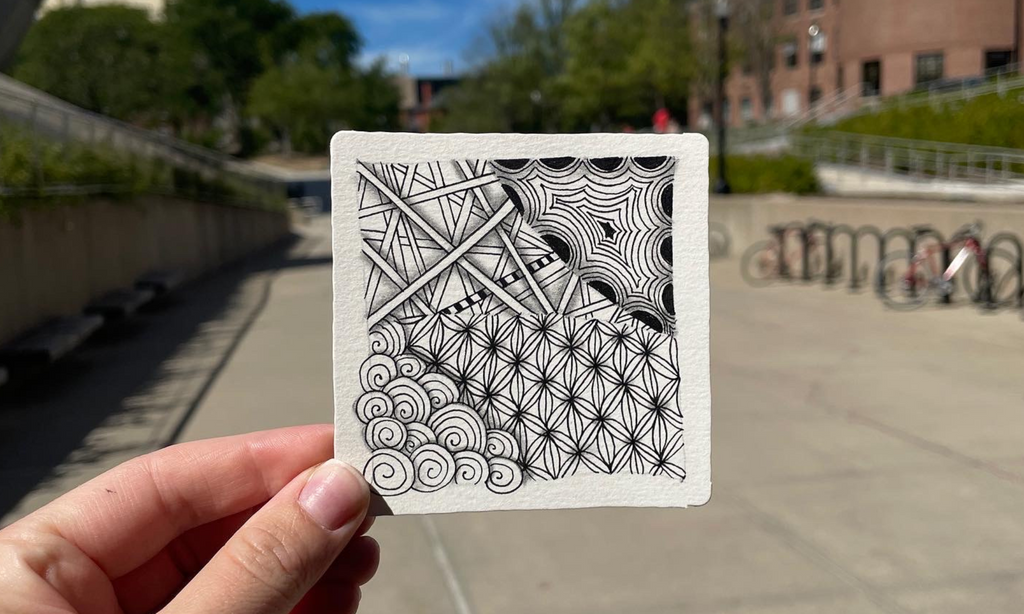 Turn the Tile of Life – Zentangle