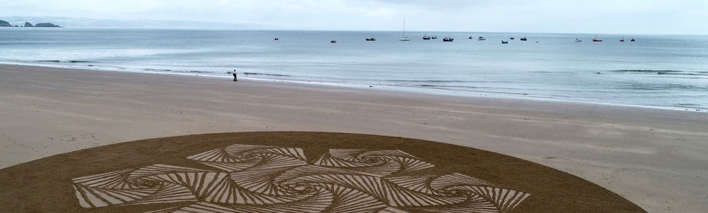 Sand Tangling in Wales