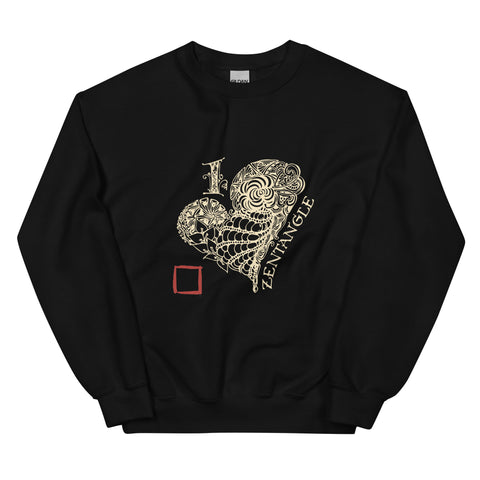 I Heart Zentangle - Unisex Sweatshirt