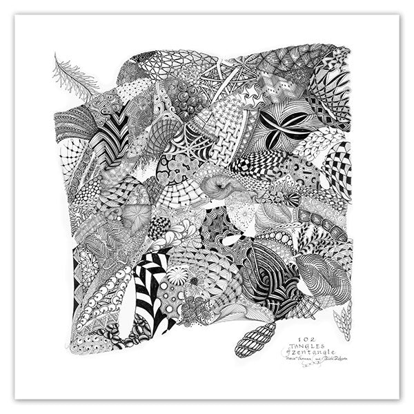 102 Tangles Print