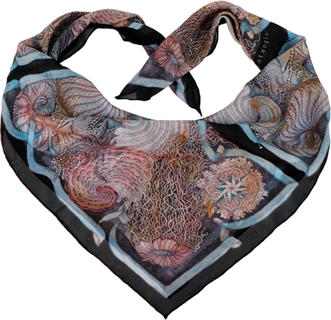 Hats Off to Haeckel Silk Scarf