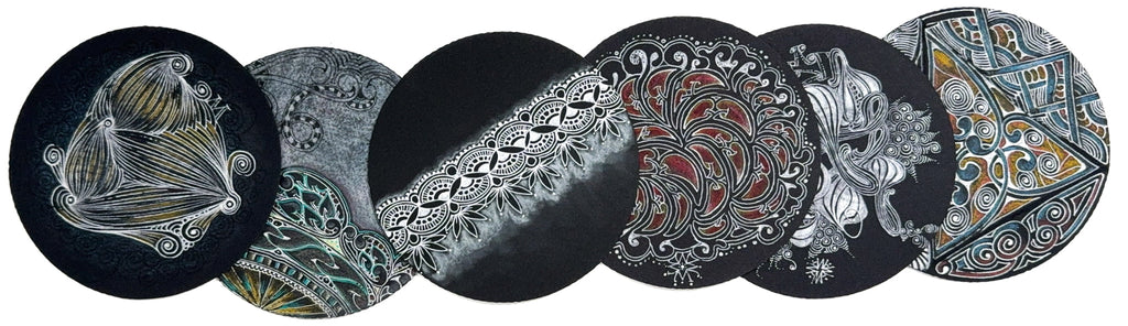 Tangling on Black Tiles Through the Years