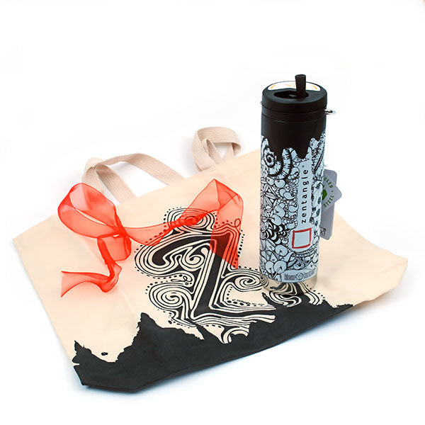 2025 No Mistakes Bundle - Water Bottle and Tote Bag