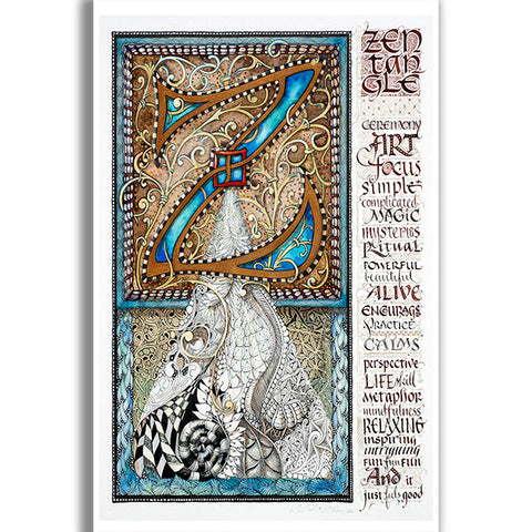 Birth of Zentangle Print