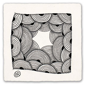 very simple zentangle patterns