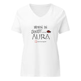 Lady Aura - Women’s relaxed v-neck t-shirt