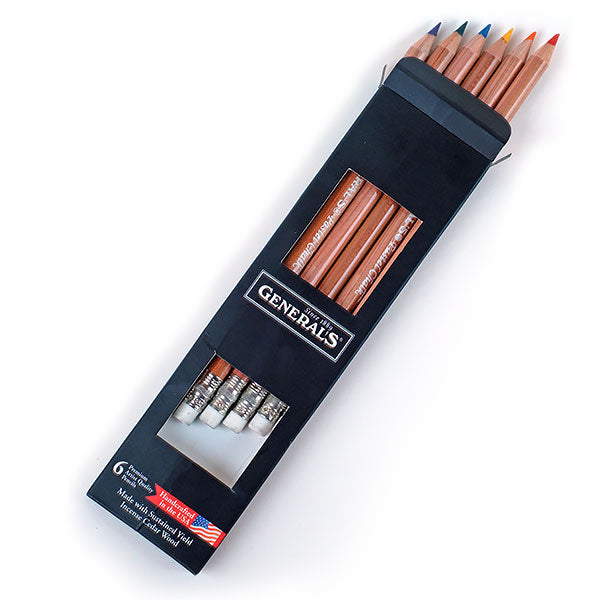 Pastel Pencils HB 6 Pack