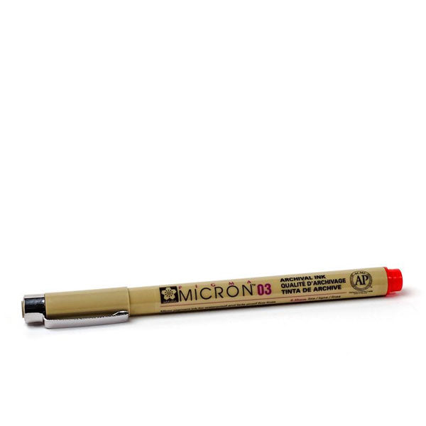 Sakura Pigma Micron® 03 Red Pen (.35mm)