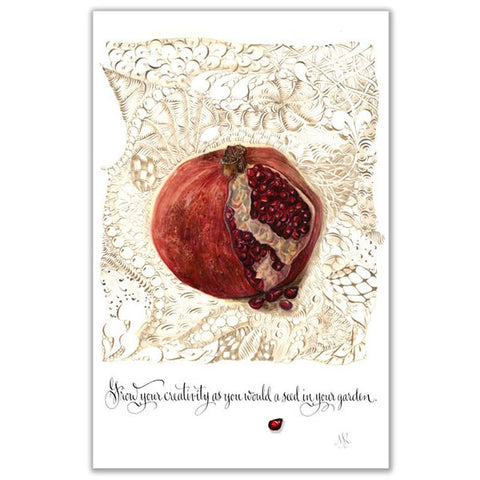 Pomegranate Postcard