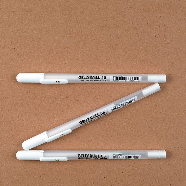 Sakura's White Gelly Roll® Medium 08 Pen – Zentangle