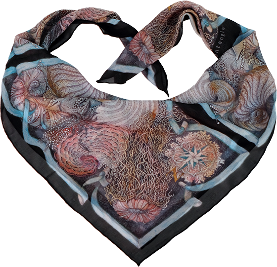 Hats Off to Haeckel Silk Scarf