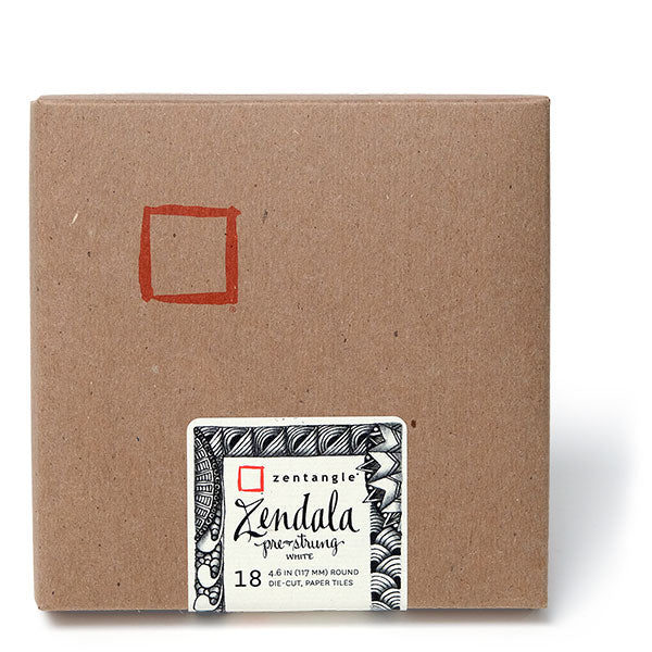 Pre-strung Zendala® White Tiles - 18 - Retail / Single